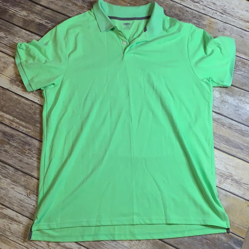 Old Navy lime green polo size XL